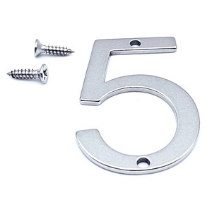 Targa Personalizzata in Metallo per Numero Civico, Indirizzo e <span class=keywords><strong>Nome</strong></span> Strada per Hotel, Stile Contemporaneo - Product Image 4