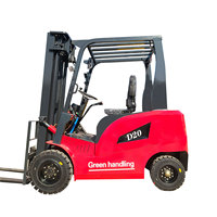 Montacargas Eléctrico Jichuan de Cuatro Ruedas con Tracción Total, Desplazador Lateral Eléctrico, Mástil de Una Etapa, CPD30 2000KG, CPD25 2500KG, 3M, 4M, 5M, 5.5M