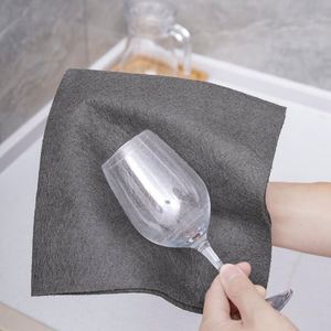 DS4983 chiffon d'essuyage en <span class=keywords><strong>verre</strong></span> épaissi réutilisable <span class=keywords><strong>verre</strong></span> de fenêtre chiffon propre cuisine serviette propre chiffons de nettoyage en Fiber de bambou - Product Image 3