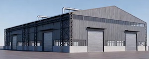Estructura de Acero Ligero Prefabricada de Bajo Costo, Soldadura, Corte y Doblado para Sistemas de Construcción de Almacenes Prefabricados Ecológicos - Product Image 2