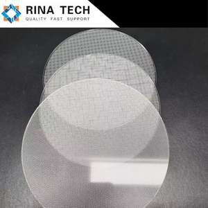 Carving lines <b>Ring</b> Shaped Light Guide <b>Plate</b> / Circular <b>Ring</b> LGP 8 cm diameter for Nightstand Touch Lamp Rina Tech - Product Image 6