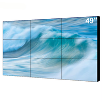 49 Zoll Innen werbung Video Player Panel Bodenst änder Ultra Narrow Lünette 3x3 Lcd Videowand Hersteller