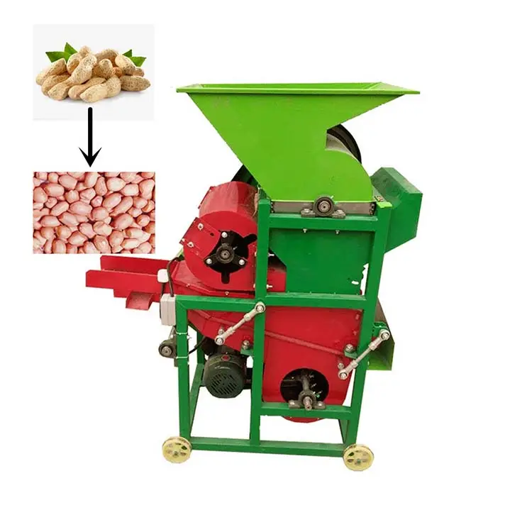 OC-TK500 Agricoltura Macchine di Piccole Automatica di Arachidi Arachidi Elaborazione Peeling Bombardamenti Sheller Macchina