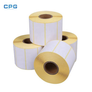 Étiquettes d'impression thermique personnalisées en gros, écologiques, sans phénol, 40x20 50x30, étiquettes de code-barres thermiques en papier - Product Image 4