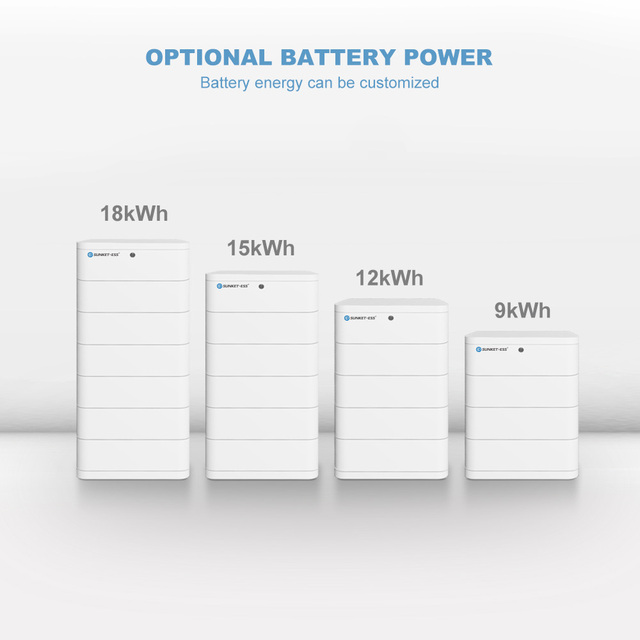 Support Growatt Goodwe Deye Inverter 10KWh 15KWh 20KWh Battery High Voltage 48v 50Ah 6000cycles Lifepo4 Lithium Battery Pack
