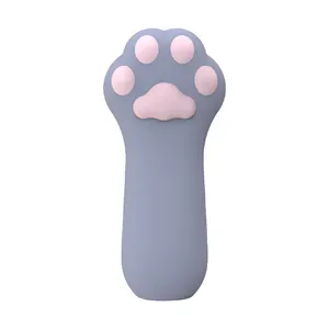 Brinquedo vibrador ponta do dedo do gato, ovo vibrador para ponta do dedo, cobertura de dedo para gato