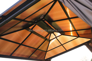 Gazebo de <span class=keywords><strong>jardin</strong></span> en métal de grande taille 300*400 avec moustiquaire, mobilier d'extérieur, pavillon de <span class=keywords><strong>jardin</strong></span>, pergola de villa - Product Image 5