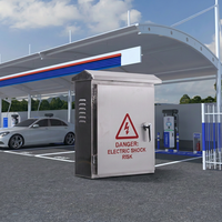 Boîtier de distribution complet pour éclairage extérieur en métal à fréquence variable avec protection IP40 et verrouillage hybride