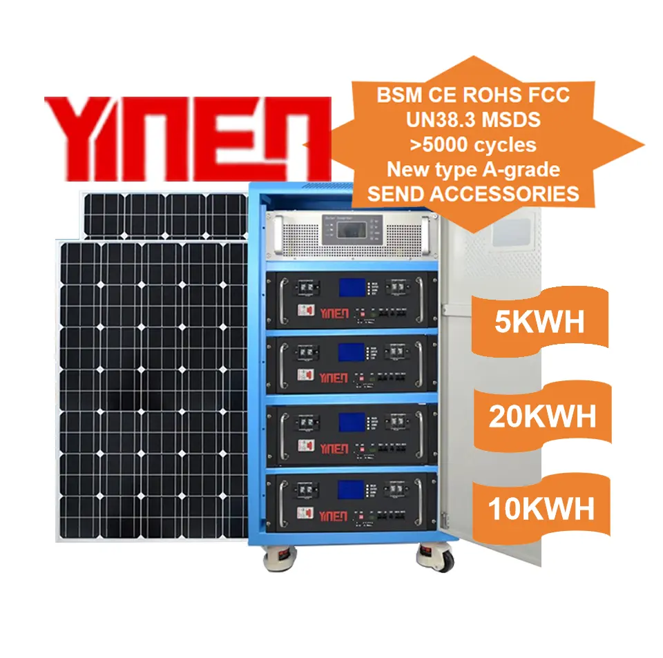 51.2 V100Ah Rack-Energie speicher batterie PV-Stromer zeugung system PV-Kraftwerk Lithium-Eisenphosphat-Batterie BMS