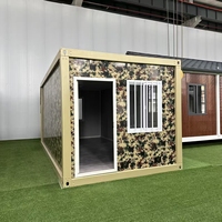 Maison conteneur détachable en gros, mini-cabane préfabriquée, maison mobile, bureau industriel en kit prêt à expédier