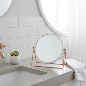 Miroir effet 1X/2X, blanc/cuivre - MSV. - Product Image 3