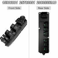 15906881 25783951 20835553AD Interruttore Alzacristalli Elettrico Anteriore Lato Guida Compatibile con GMC Cadillac Silverado 1500 Suburban 2500 2011-2013