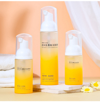 Usine personnalisé PET rose 40ml 50ml 60ml bouteille de nettoyant pour le visage emballage cosmétique bouteille en mousse
