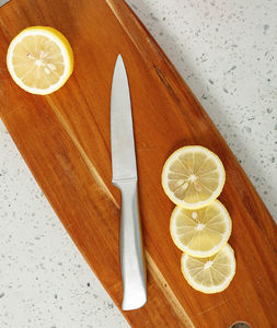 Ensemble de 7 couteaux de cuisine à manche creux en acier inoxydable ultra-affûté avec bloc de rangement en acier inoxydable – Vente en gros - Product Image 4
