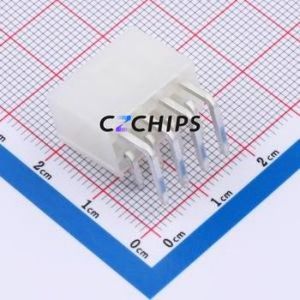 W420120K-8PW2123 Wire-to-Board Pin Header Bent Lead Through Hole,P=4.2mm Connector 2x4P 4.2mm Right Angle Insert Mini-Fit MX 4.2 - Product Image 2