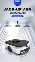 Robot mobile autonome TZBOT: charge utile de 300 à 600kg avec laser SLAM pour une précision d'entrepôt