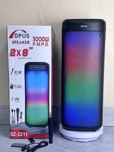 Altoparlanti DJ <span class=keywords><strong>Karaoke</strong></span> Wireless per Feste all'Aperto di Alta Qualità con Luce LED RGB, Doppio Altoparlante da 8 Pollici, Bassi Potenti, Batteria da 3000mAh e Microfono - Product Image 4