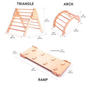 LM KIDS Haute qualité Montessori Escalade <span class=keywords><strong>Bois</strong></span> Bébé Gym Pickler pliable <span class=keywords><strong>Arche</strong></span> d'escalade Cadre d'escalade Picklers Slide Gym - Product Image 6