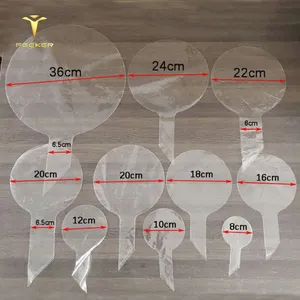 2AA 배터리 박스 및 LED 스트링 라이트가있는 풍선 컵 홀더