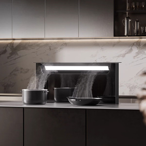 Z Modern Intelligent Internal Circulation Flueless Hidden Countertop Lifting Range Hood Suitable for Home Kitchens Hotel Range H - Product Image 3