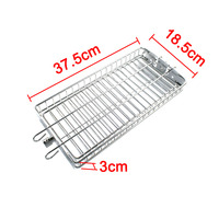 Panier de rôtissage réglable pour Souvla de Chypre, cage à poisson pour rôtissage sur broche, panier rotatif Foukou pour poulet, saucisses, steaks et viandes