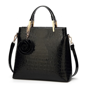 Sacs fourre-tout en PU pour femmes 2026, grande capacité, sacs à bandoulière élégants avec compartiments, sacs à main de travail pour femmes, motif crocodile - Product Image 3