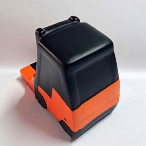 Jouets anti-stress promotionnels en mousse PU en forme de chariot élévateur avec logo imprimé, jouets anti-stress publicitaires personnalisés en forme de chariot élévateur - Product Image 6