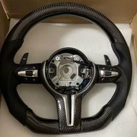 Conjunto de Volante de Fibra de Carbono para BMW M3 M4 F80 F82 E90 E91 E60 X5 F15 X6 F16 F10 F30 F32 F36 F60 F30 F32 F20 M340i