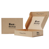 Boîtes d'emballage en carton ondulé vêtements maquillage cosmétique boîte d'expédition boîte d'avion produits écologiques