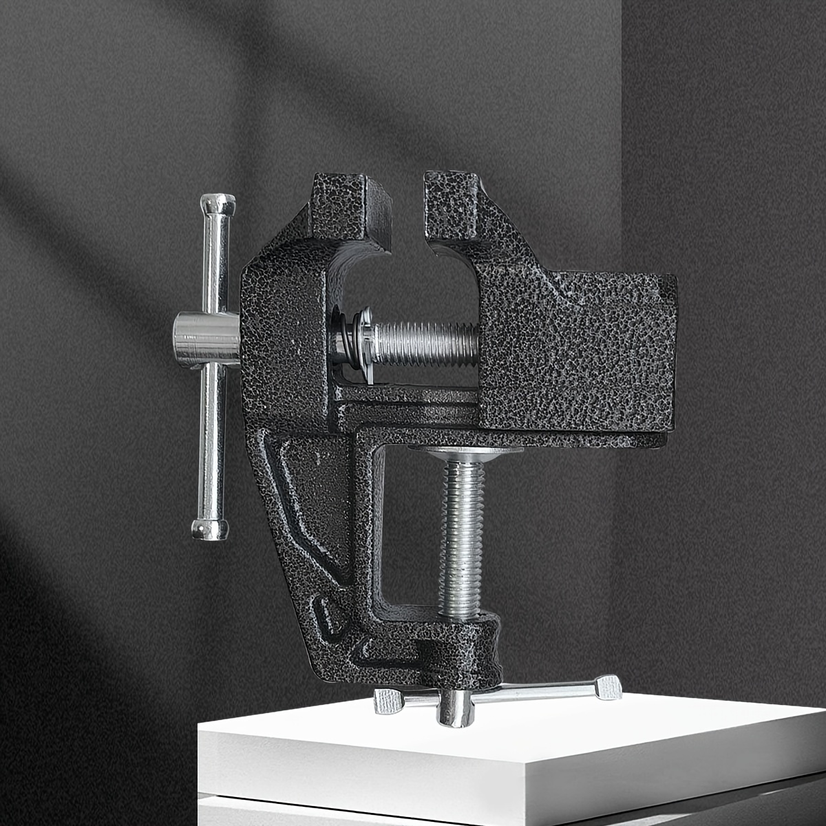 Mini Table Clamp Vice Bench Vice Swivel Base Rotation Table Vice Holding Tools Engineering Hobbyists Goldsmith Jewellery I.365062896