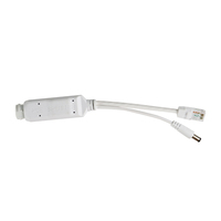 Divisor POE de 48V a 5V, divisor Ethernet POE USBC, resistente al agua, 5V, 2A, 802.3af a 15W, 24W, exterior