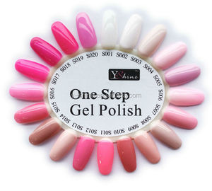 Neil Polish 3-in-1 LED ánh sáng mini UV Gel Nail Kit 10 ml lai Khỏa Thân màu đỏ hồng rắn màu sắc một bước trong Mini UV Gel Polish - Product Image 1