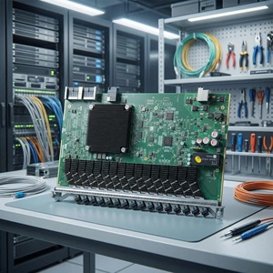 Nouvelle carte de service XGSPON et GPON 16 ports avec connecteur SC, équipement fibre optique GFCH - Product Image 4