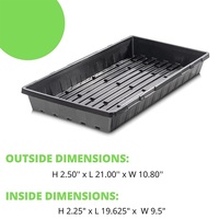 Plateau de semis pour plante microgreen 1020 plateaux hydroponiques plats pour microgreen