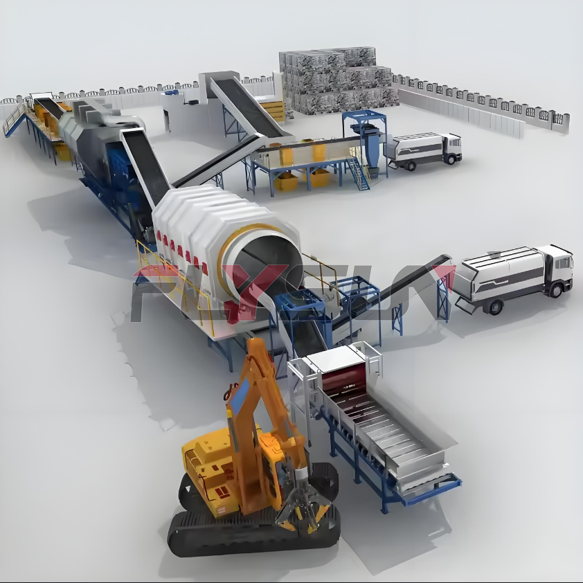 e waste scrap machines full system