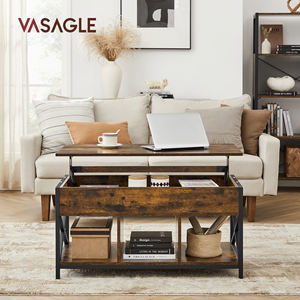 VASAGLE Multifunctional Pop up Tea Center <strong>Table</strong> Adjustable Extendable Wood Lift Top <strong>Coffee</strong> <strong>Table</strong> <strong>with</strong> <strong>Storage</strong> - Product Image 2