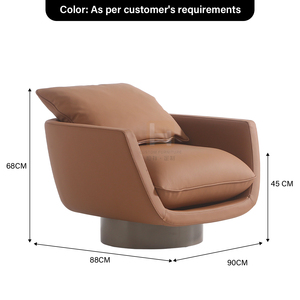 <span class=keywords><strong>Poltrona</strong></span> Moderna di Lusso Imbottita con Rivestimento in Ecopelle Design Confortevole per Soggiorno Hotel Appartamenti <span class=keywords><strong>e</strong></span> Ville - Product Image 5