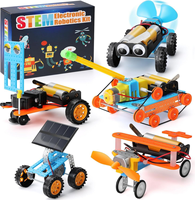 Kit de robotique électronique STEM intelligent pour enfants, projets d'éducation scientifique, d'ingénierie et de technologie, apprentissage interactif, boîte cadeau
