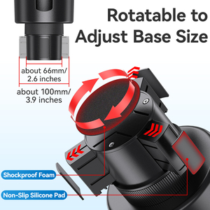 Portavasos Expandible para Coche, Organizador de Bebidas, Fácil Instalación, Universal, Base Ajustable Integral, Grande - Product Image 4