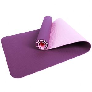 Tapete de Yoga y Pilates Antideslizante y Grueso de TPE con Correa, Insonorizado y Antichoque, Plegable, Modelo HSI 0301B 183 cm - Product Image 6