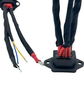 Индивидуальный жгут проводов для электросамоката Segway Ninebot серии F90 - 2+5-контактный разъем для зарядки литиевой батареи (гнездо) - Product Image 2