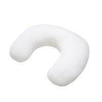 Oreillers d'allaitement pour bébé en forme de U multifonctionnels lavables avec fibre tricotée écologique pour un sommeil sain et l'allaitement