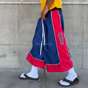 <span class=keywords><strong>Pantalones</strong></span> Largos Deportivos Personalizados para <span class=keywords><strong>Hombre</strong></span>, Estilo Holgado 3/4, para Baloncesto, Running, Gimnasio, Verano - Product Image 1