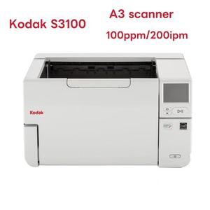 Scanner de documents industriel recto-verso haute vitesse couleur A3 Kodak S3100/S3110, résolution 1200 dpi, interface USB pour numérisation - Product Image 1