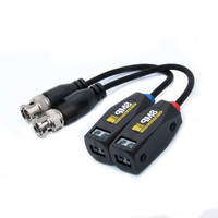 Balun de Video de Canal Único HX-CG200 720P 300M UTP CAT5/5E/6 Transmisión AHD TVI CVI CVBS 8MP Conector BNC Monitor Pasivo