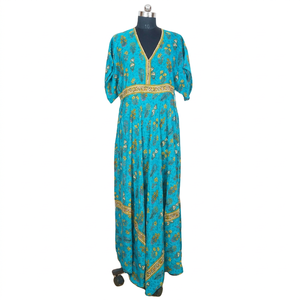 Elegante Vestido Midi Vintage con Cuello Redondo y Botones de Cristal, Estilo Oficina para Mujer, con Bolsillos y Borlas - Product Image 1