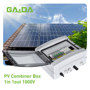 Dc 1000V không thấm nước panel năng lượng mặt trời Combiner Box 1-in-1-out ABS + nhựa PV Hộp nối - Product Image 2