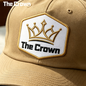 Gorra de Béisbol Estructurada de 6 Paneles con Logotipo Personalizado, Venta al Por Mayor, Parche Tejido, Gorra de 5 Paneles, Color Caqui, Fabricante de Gorras - Product Image 1