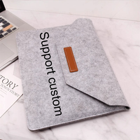 Portable Logo Personnalisé 14 15.6 et 16 Pouces Ordinateur Portable Tablette Sac Feutre Document Notebook Emballage Sac De Transport