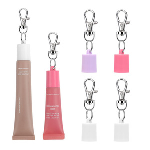 Porte-clés en silicone pour baume à lèvres, compatible avec les couvercles de baume à lèvres de 0,35 et 0,5 oz, bouchon de remplacement léger et portable - Product Image 2